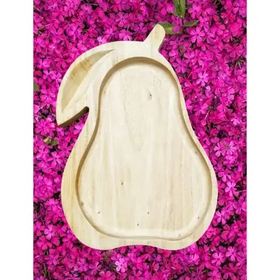 Picture of Unique Design Wood Bowl/Serving tray /baby plate High Quality Customized Shape Bowl For Hotel ,Restaurant and Home Use ( without color) - Multicolor