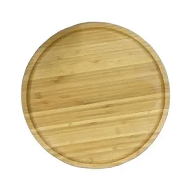 Picture of High Quality Wooden Simple Style Big Size Plate Tray ( 14 Inch ) - Multicolor