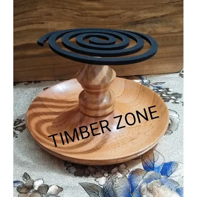 Picture of Eco Friendly High Quality Wooden Coil Holder Coil Stand for Restaurant Hotel Office and Home - Multicolor