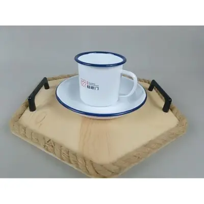 Picture of American Style European Wooden Serving Tray - Multicolor