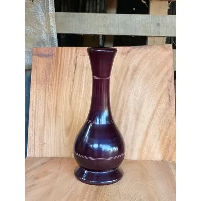 Picture of Wooden big size flower vase, flower holder for decoration ( 14 inch ) - Multicolor