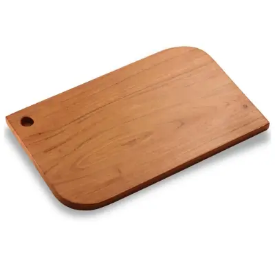 Picture of Eco-Friendly Natural Wood Chopping Board 7x12 Inches - Premium Kitchen Prep Cutting Board - Multicolor