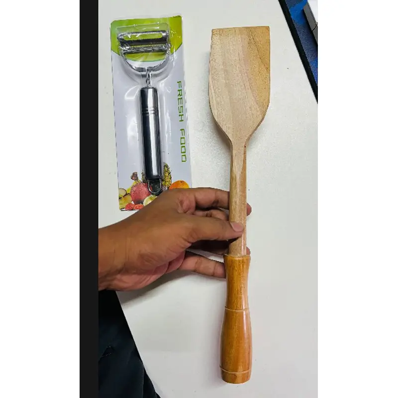 Picture of Wood Spoon/ Wooden Flat Spoon 1 piece