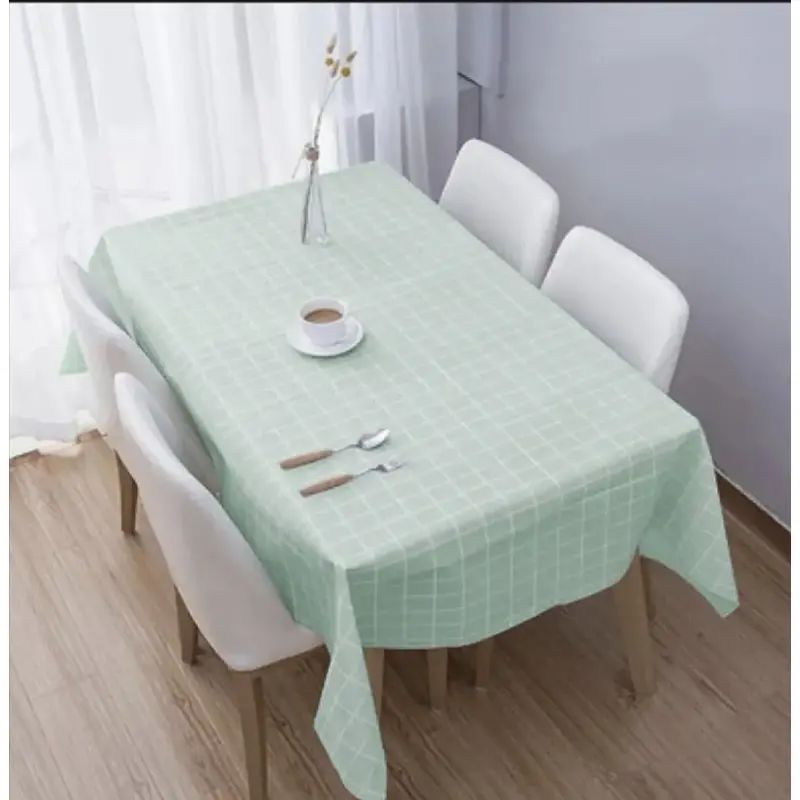 Picture of 137*180cm PVC waterproof oil proof colorful dining linen tablecloth protector roll pp table cloth polypropylene non woven tablecloth - Multicolor