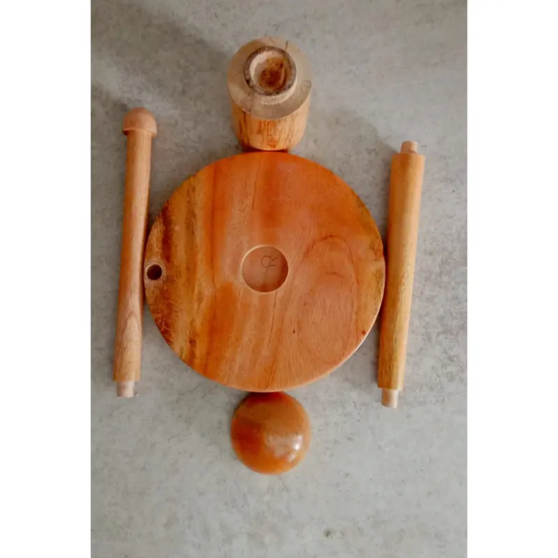 Picture of Wooden Kitchen Tissue Holder টিস্যু -Brown MEHGONI  WOOD - Multicolor