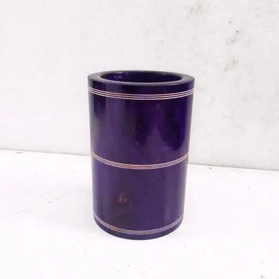 Picture of Mehguni  wood colorful  pen holder, multi-purpose, multi-functional, circular storage holder for home school office brush pot - Multicolor