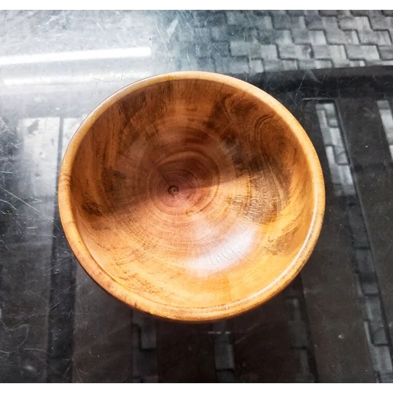 Picture of Handmade Durable Children Tableware Natural Eco Friendly wooden Baby Bowl - Multicolor