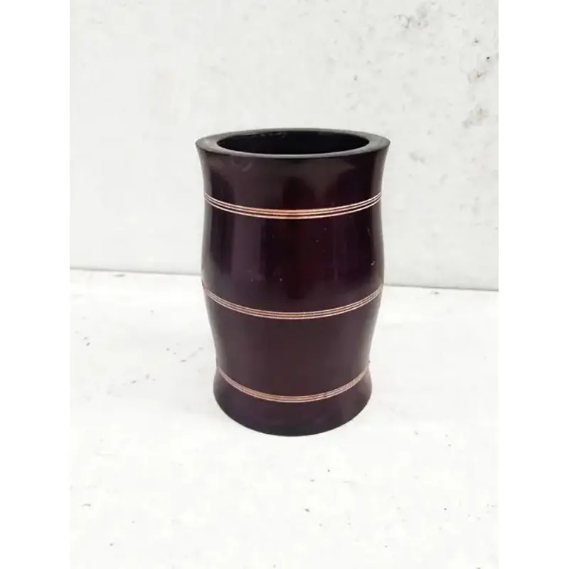 Picture of Eco Friendly mehuguni wood colourful pen ,Brush holder  holder ,office and home - Multicolor