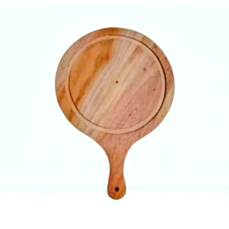 Picture of Wooden Round Pizza Tray for Reataurant Hotel Office and Home  ( 10 inch ) - Multicolor