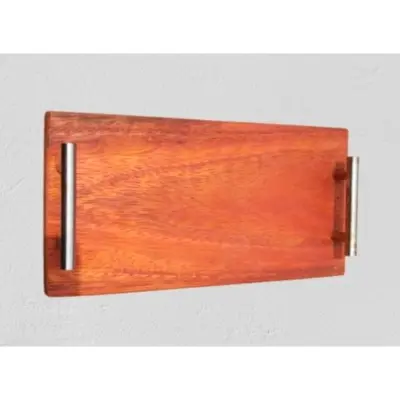 Picture of Mini Size 12 inch long  Serving Tray with  Steel Handle - Multicolor