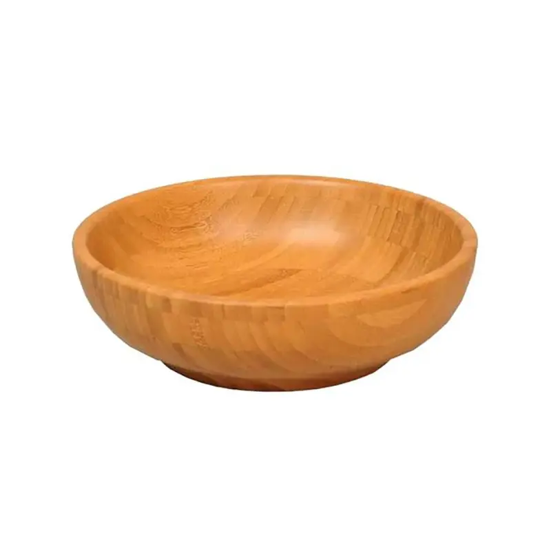 Picture of Korean  Style Wooden Bowl Soup/Salad Rice Bowls Natural Wood Tableware ( 5inch ) - Multicolor