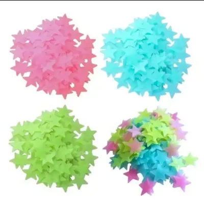 Picture of radium star stiker 1 packet ( 100 PCS) - Multicolor