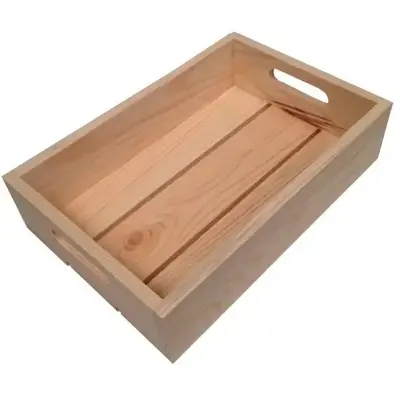 Picture of European Wooden unique design Tray Tableware Food Dessert Cake Snack Serving Tray - Multicolor