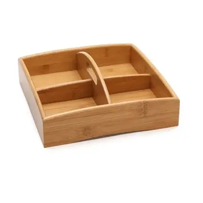 Picture of 2,3,4,5,6 multi compartment reusable small fancy dried fruit snack nuts candy box bulk food storage carrying container organizer - Multicolor