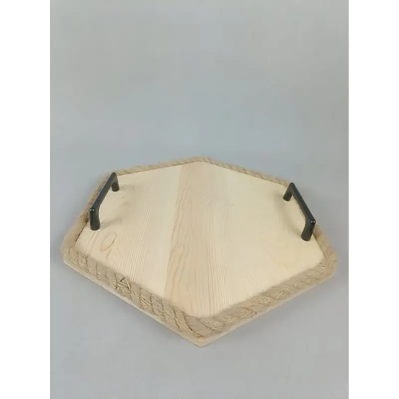 Picture of American Style European Wooden Serving Tray - Multicolor