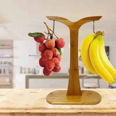 Picture of 2 in 1 smart fruit holder, banana stand holder with unique style - Multicolor