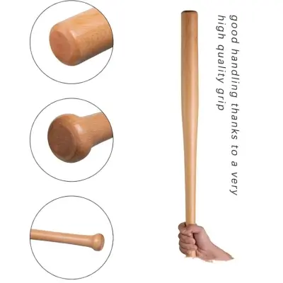 Picture of 28-Inch Mini Baseball Bats Wooden Craft Bats Perfect DIY Projects Painting Party Ball Sports Enthusiasts - Multicolor