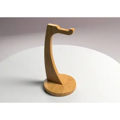 Picture of Wholesale Minimalist Luxury Modern Customised Hanger Aluminium Walnut Wooden Bamboo Headphones Holder Wood Headphone Stand 1 pcs - Multicolor