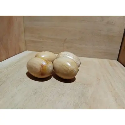 Picture of wooden toys set  , wooden small size  egg set without stand  ( 4 pcs egg )