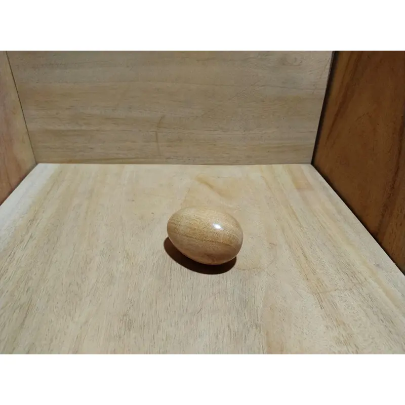 Picture of wooden small size egg for baby toys ( 1 pcs )