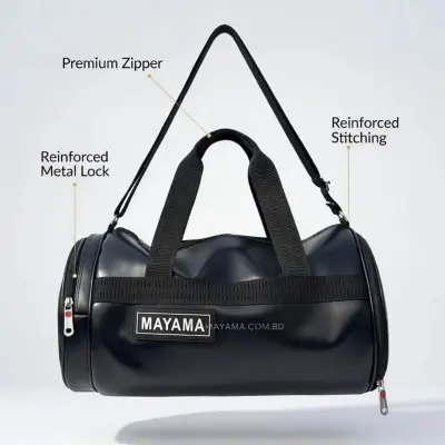 Picture of Premium Black Gym Travel Duffle Bag – Mayama