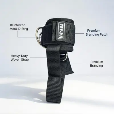 Picture of Heavy-Duty Adjustable Gym Ankle Strap – Mayama