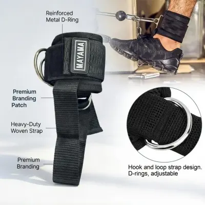 Picture of Heavy-Duty Adjustable Gym Ankle Strap – Mayama