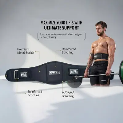 Picture of 6 inches Weightlifting Support Belt – Mayama.com.bd