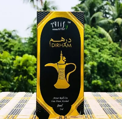 Picture of Dirham attar by Alif (Alif new collection) 8 ml roll on long lasting fragrance