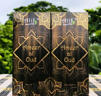 Picture of Alif Ameer al Oud 8ML Roll On Attar by Alif Attar. Ameer al Oud - 8 ml