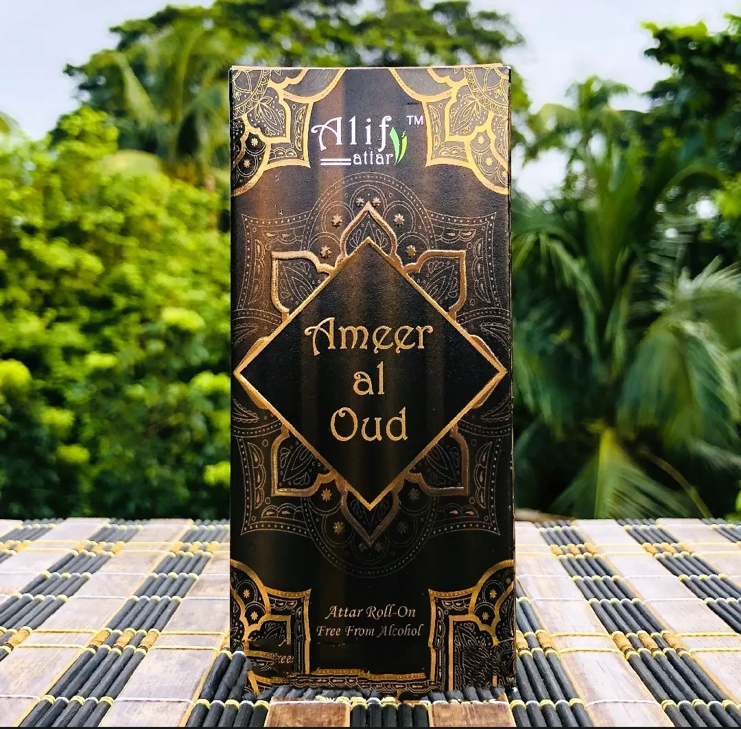 Picture of Alif Ameer al Oud 8ML Roll On Attar by Alif Attar. Ameer al Oud - 8 ml