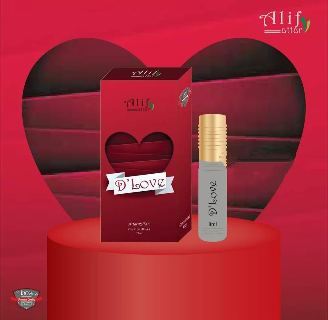 Picture of Alif D'Love 8ML Roll On Attar by Alif Attar. 