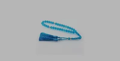 Picture of Muslim Tasbih 99 Beads Islam Prayer. - Blue