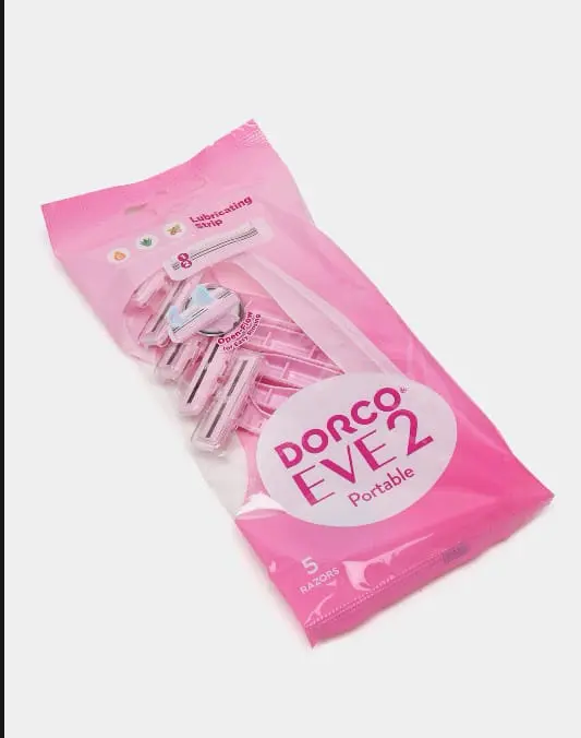 Picture of Dorco Eve 2 Portable Women Razors (Pack of 5) - Pink