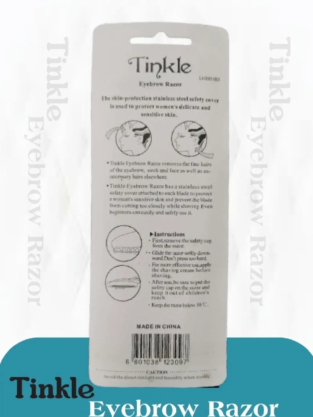 Picture of 3pcs Colorful Eyebrow Trimmer Face Hair
Razors Women Eyebrow Shaver Hair Removal Makeup Tools. - 3Pcs