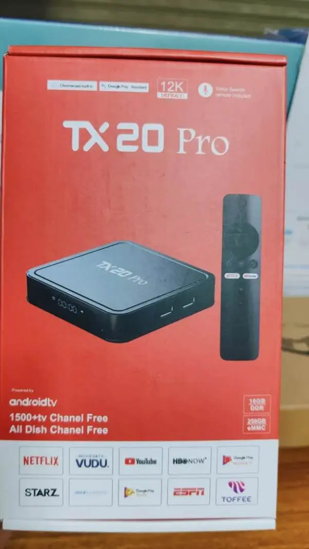 Picture of Original TX 20 pro 12K Smart TV Box - Black