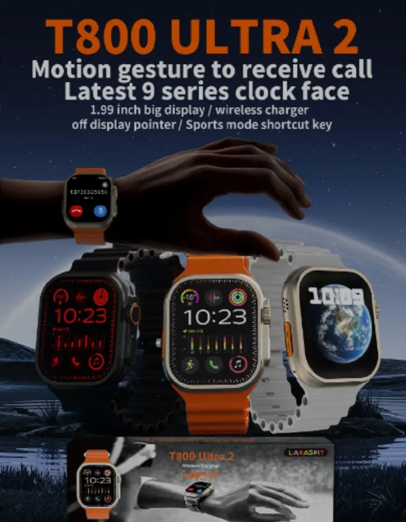 Picture of T900 Ultra 2 Full Touch Screen Smart Watch Bluetooth Calls & Smart Features