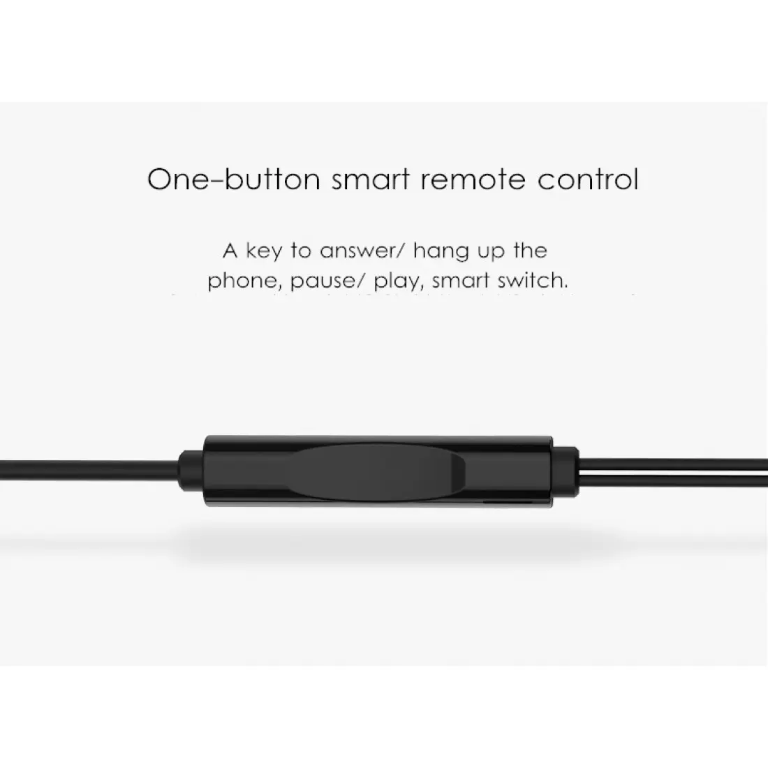 Picture of Remax RM-512 3.5mm Wired Music Earphone Heavy Bass - Black