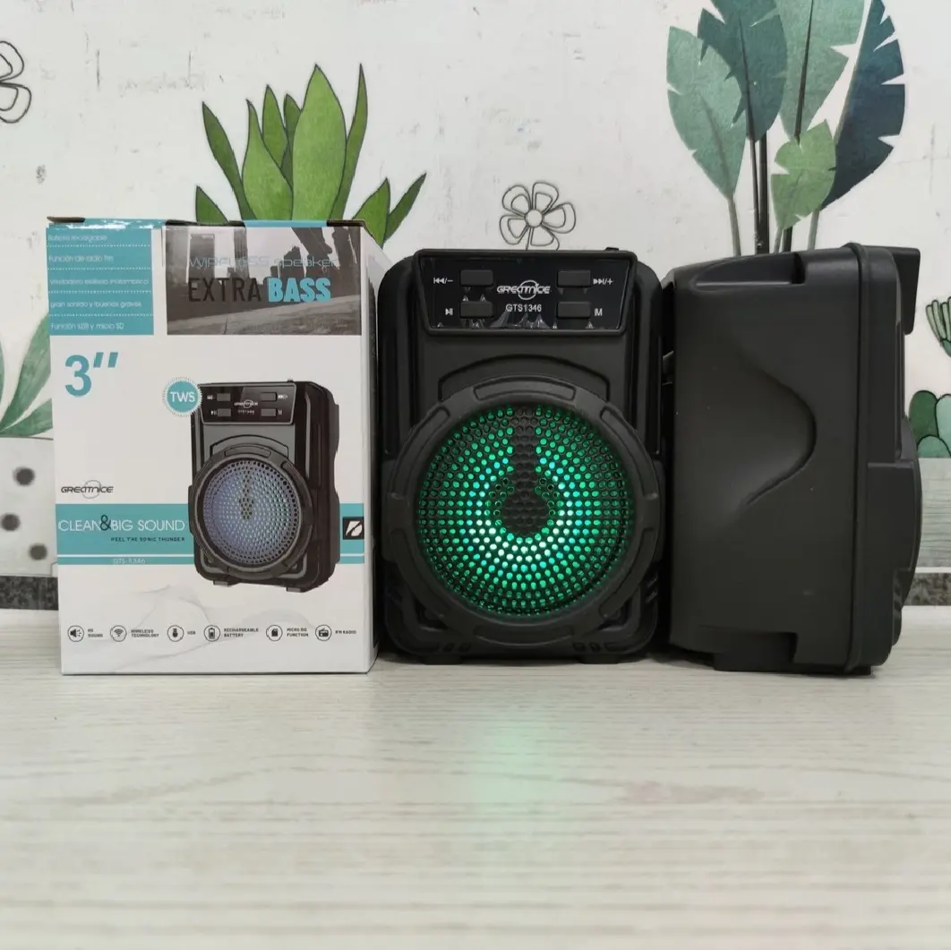 Picture of GTS 1346 Wireless Bluetooth Rechargeable Speaker EXTRA BASS Bluetooth speaker Portable Speaker smart speaker