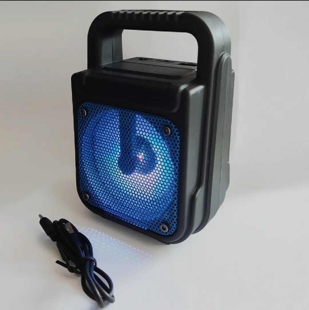 Picture of GTS 1363 Wireless Bluetooth Rechargeable Speaker EXTRA BASS Bluetooth speaker Portable Speaker smart speaker - Black