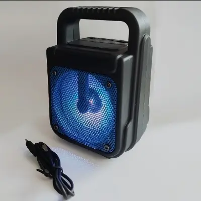 Picture of GTS 1363 Wireless Bluetooth Rechargeable Speaker EXTRA BASS Bluetooth speaker Portable Speaker smart speaker - Black