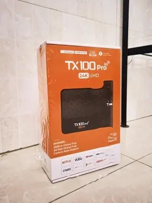 Picture of TX100 Pro 5G Android TV Box with Voice Control Remote - Black
