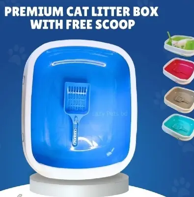 Picture of Cat Litter Box with Free Scoop