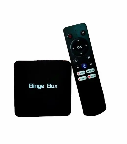 Picture of Binge Android TV Box with Voice Control Remote

24K Ultra HD 16GB DDR3, Storage: 256GB - Black