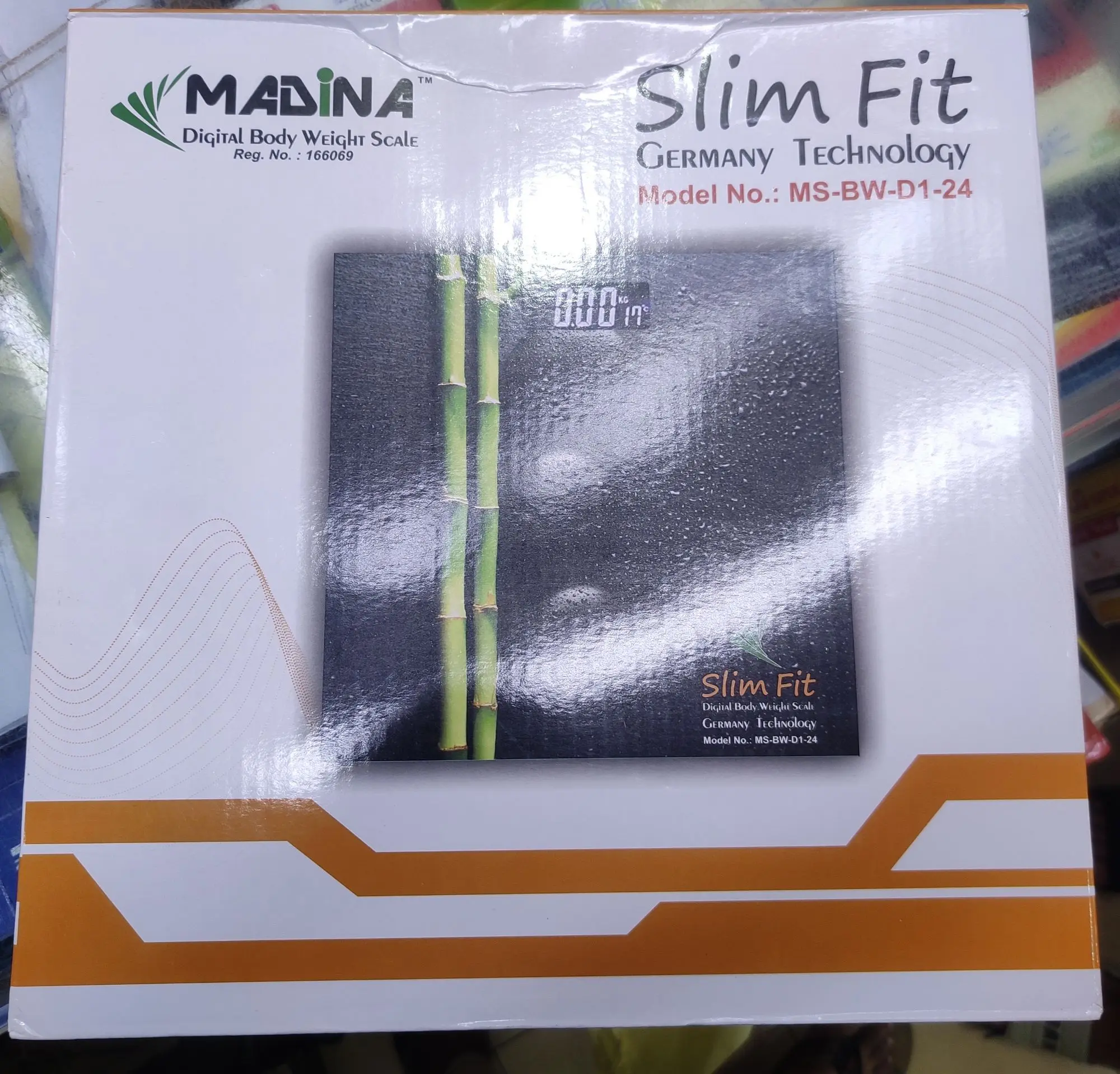 Picture of Madina Electronic Weight Scales/ Madina Digital Body Scale LED Display 180KG - Black