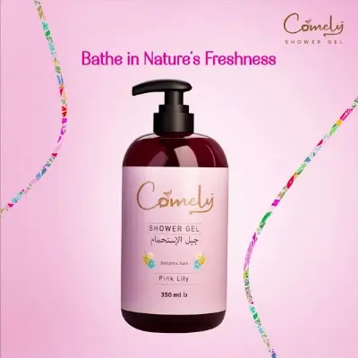Picture of Comely Shower Gel 350 ml (Pink Lilly) - Pink lily