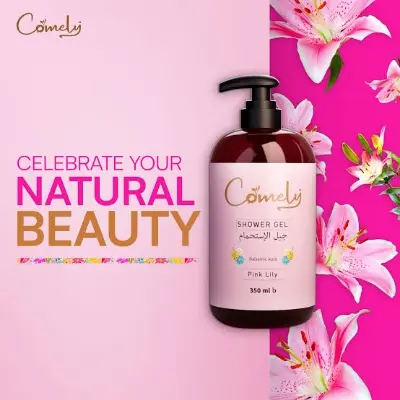 Picture of Comely Shower Gel 350 ml (Pink Lilly) - Pink lily