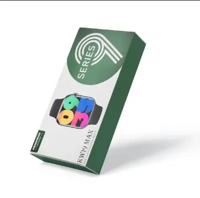 Picture of KW19 max 2.5D Curve Infinity Full HD IPS Display multicoloured double strap apple watch Series 9 watch for men women children - Multicolor