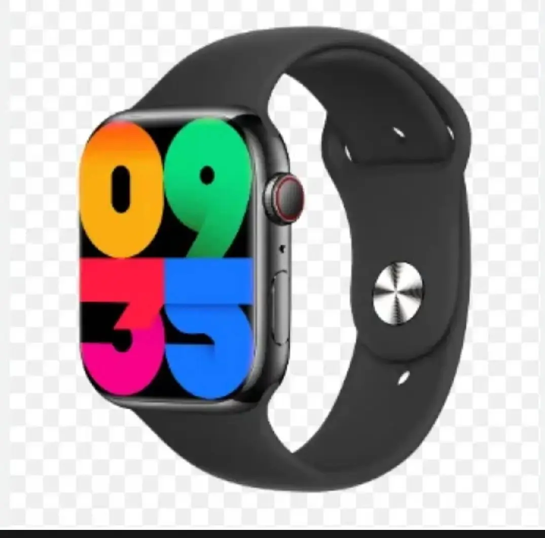 Picture of KW19 max 2.5D Curve Infinity Full HD IPS Display multicoloured double strap apple watch Series 9 watch for men women children - Multicolor