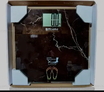 Picture of Accurate Weight Measurement with Miyako Digital Weight Machine/Miyako Electrical Personal Scale MEB5210H Your Reliable Partner for Health and Fitness Goals - Black